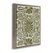 Stupell Industries Symmetric Flower Pattern Framed Floater Canvas Wall Art Design by Grace Popp